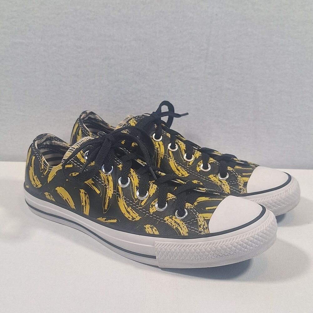 Converse Chuck Taylor All Star Mens Size 6.5 Andy Warhol Bananas Shoes Sneakers